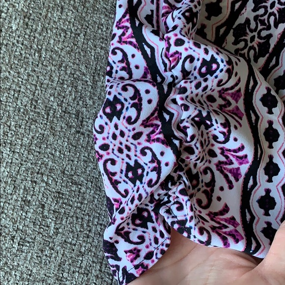 Cute Patterned Tank Jumpsuit with Ankle Ruching! - Picture 2 of 4